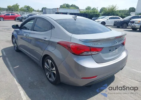 2015 Hyundai Elantra Sport from USA, damaged, VIN KMHDH4AH8FU371877